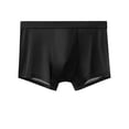 thumbnail image 1 of Posijego Men's Seamless Boxer Briefs Short Leg Underwear Mens Soft Breathable Stretch Underpants Solid Color, 1 of 2
