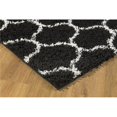 thumbnail image 1 of L Baiet BW494C23 Caylee Shag Rug, Black - 2 x 3 ft., 1 of 2