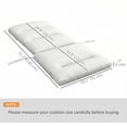 thumbnail image 3 of Outsunny Outdoor Adirondack Chair Cushion with Back Ties, Light Grey, 3 of 10