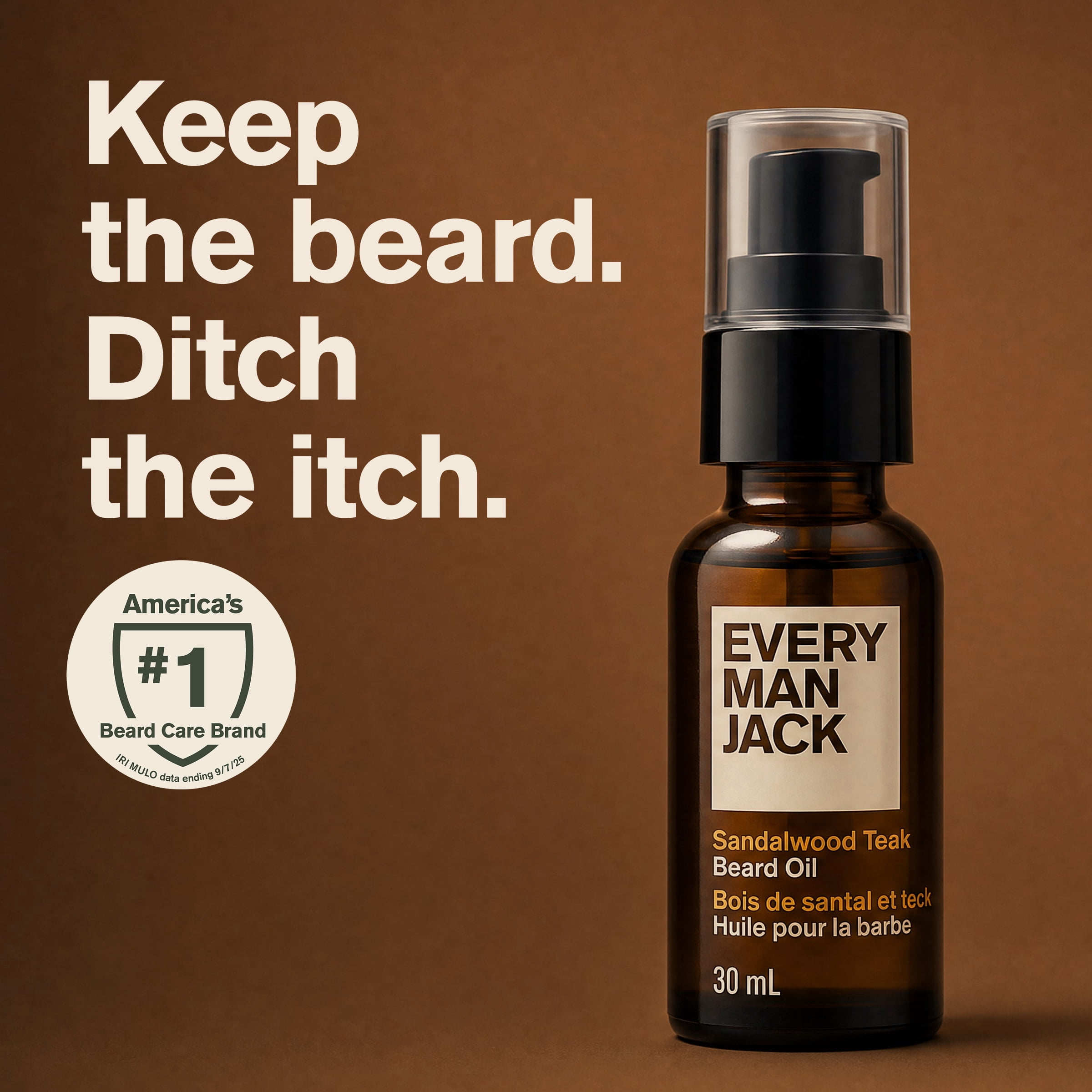 Every Man Jack Beard Oil Sandalwood 30ml