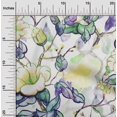 thumbnail image 2 of oneOone Rayon Yellow Fabric Florals Craft Projects Decor Fabric Printed By The Yard 56 Inch Wide, 2 of 4