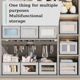 thumbnail image 4 of tumgatte Wardrobe Clothes Organizer, Compartment Clothes Organizer With Support, Foldable Washable Laundry Drawer Organizer With Handle Wal&mart Deals, 4 of 7