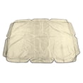 thumbnail image 1 of Swing Canopy Replacement, 600D Oxford Cloth Silver Coated Waterproof Swing Canopy Dustproof  For Balcony Beige, 1 of 8