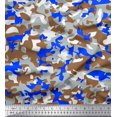 thumbnail image 3 of Soimoi Rayon Fabric Two Tone With Grey Camouflage Print Fabric by Yard 56 Inch Wide, 3 of 3