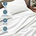 thumbnail image 4 of Bare Home Premium 1800 Collection 4-Piece Bed Sheet Set, California King, Cream, 4 of 10