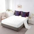 thumbnail image 3 of YST Memphis Comforter Set With Sheets 7 Piece King Retro 80S 90S Bedding Set Abstract Geometric Triangle Circle Bed In A Bag For Kids Boys Adults,Hip-Hop Hippie Geometry Bed Set, 3 of 5