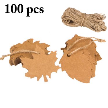 Gift Tag Multi-purpose Decorative Hanging Tag Kraft Paper Tag with String