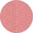 thumbnail image 1 of Ahgly Company Machine Washable Indoor Round Transitional Pastel Pink Area Rugs, 4' Round, 1 of 7