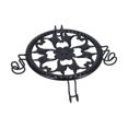 thumbnail image 1 of Herwey Flower Pot Stand Black Elegant Light Weight Stable Wrought Iron Plant Riser, 1 of 8