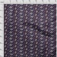 thumbnail image 3 of oneOone Viscose Chiffon Fabric Leaves & Floral Block Printed Craft Fabric BTY 42 Inch Wide, 3 of 5