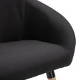 thumbnail image 5 of vidaXL Dining Chairs 4 pcs Black Fabric, 5 of 5