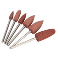 thumbnail image 4 of Electric Nail File Replacement Heads, 6pcs Nail Drill Bit Nail Bits For Nail Drill Cuticle Bit For Nail Drill Nail Art Drill Manicure Grinding Head Nail Polishing Bits Accessory, 4 of 7