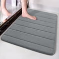 thumbnail image 4 of Tapis de Sol Matelassé à Rayures Tapis de Sol en Velours Tapis de Salle de Bain Tapis pour les Pieds Tapis à Rayures, 4 of 7