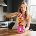 thumbnail image 4 of Portable USB Type C Rechargeable Personal and Juicer 530ML Powerful Motor for Fresh Shakes Food Processing Travel Sports Kitchen, 4 of 5