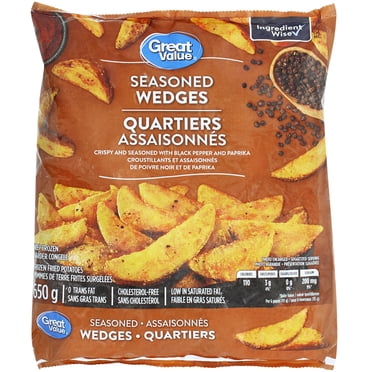 Quartiers assaisonnés Great Value 650 g