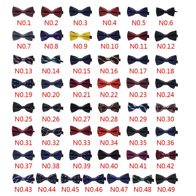 tredstone Cravate Formelle à Motif Coloré pour Hommes Adulte Homme Affaires Réunion Mariage Fil Polyester Nœud Papillon