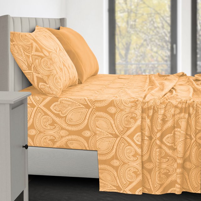 Lux Decor Collection Bed Sheets - 4 Piece Twin XL Sheets - 1800 Thread Count Brushed Microfiber Sheets