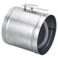 thumbnail image 1 of Uxcell Amortisseur Manuel de Volume de Conduit HVAC 8 Pouces avec Réglage de Manchon, 1 of 5