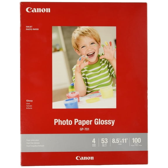 Canon GP-701 LTR 100SH GP-701 LTR Papier Photo Brillant (100 Feuilles/paquet)
