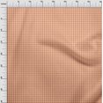 thumbnail image 4 of oneOone Viscose Chiffon Orange Fabric Check Craft Projects Decor Fabric Printed By The Yard 42 Inch Wide, 4 of 5