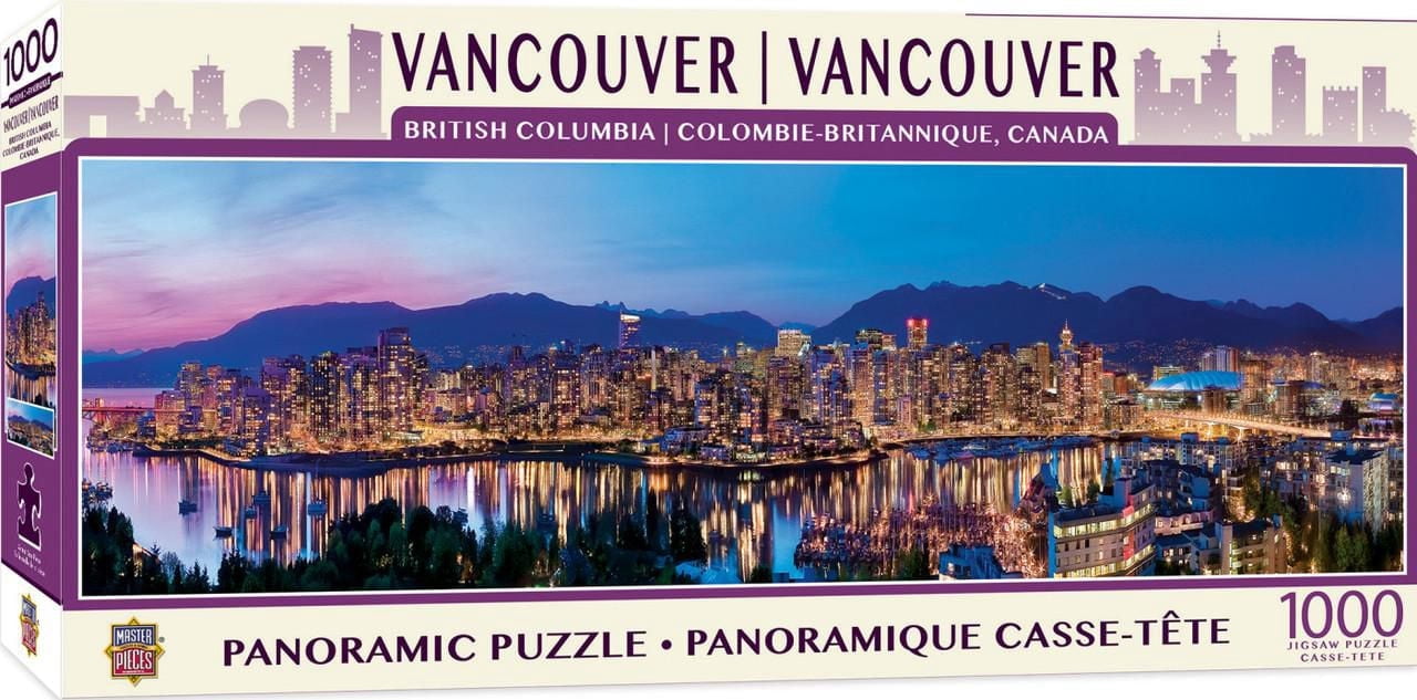 Masterpieces Puzzle Company Blakeway Panoramas - L'Horizon De Vancouver Casse-Tête Panoramique De 1000 Pièces