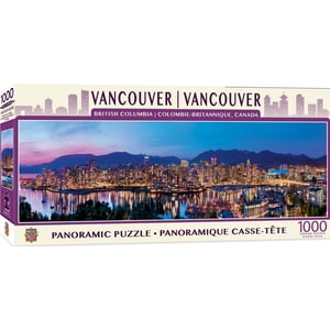Masterpieces Puzzle Compagnie Blakeway Panoramas - Vancouver Skyline 1000 Puzzle panoramique en pièces