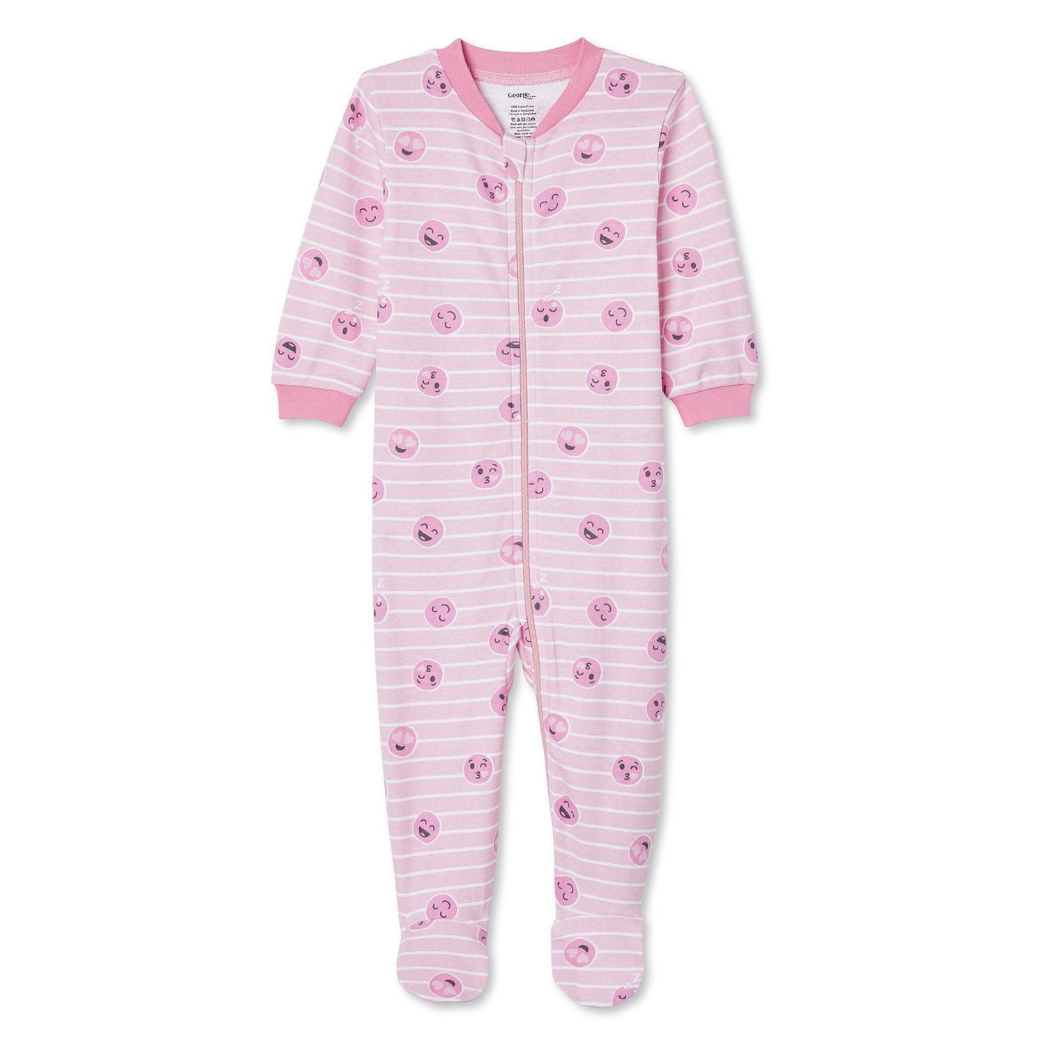 George Baby Girls' Full-Zip Sleeper