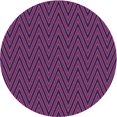 thumbnail image 1 of Ahgly Company Tapis Rond Lavable en Machine Intérieur Transitionnel Orchidée Violet, 5 Pieds Rond, 1 of 7