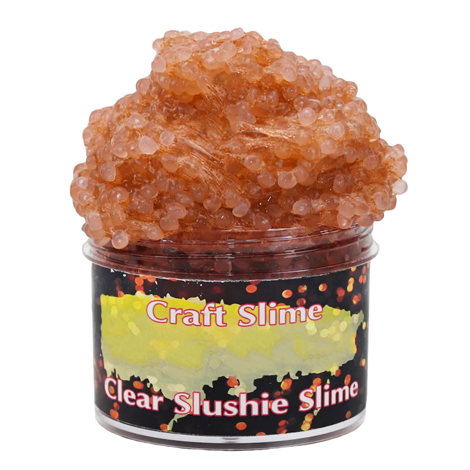 HWRETIE Jouet Squishy en Liquidation, Couleur Boue Grain de Riz Slime Colle Moussante Casse-Tête Décompression Boue Cristalline