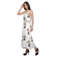 thumbnail image 4 of Moomaya WoMen's Printed Adjustable Spaghetti Strap Casual Dress With Side Slit, 4 of 6