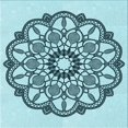 thumbnail image 1 of Ahgly Company Tapis d'Intérieur Lavables en Machine, Carrés Transitionnels, Vert Profond, 5', 1 of 7
