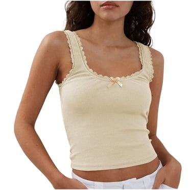 LSLJS Fashion Women Sleeveless Garment Comfortable Breathable Round Neck Blouses Tops, Womens Tank Tops