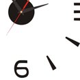 thumbnail image 4 of DIY Wall Clock 40cm Small Black Modern Simple European Style Silent Acrylic Frameless DIY 3D Wall Clock, 4 of 9