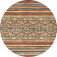 thumbnail image 1 of Ahgly Company Tapis d'Intérieur Ronds Abstraits Rouges Abstraits pour Aire, 3 Pieds Rond, 1 of 6