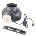 thumbnail image 2 of Inline Duct Fan, Inline Duct Fan  Exhaust Blowerfor Grow Tent Ventilation, Hydroponics, With Double Flanges, 2 of 8