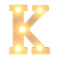 thumbnail image 1 of Light Up Letters Led Bar Lights & Signs Alphabet Led Letter Lights Up White Plastic Letters, Hanging On A-M& White Led Lights, 1 of 3