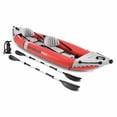 thumbnail image 2 of Intex Excursion Pro Inflatable 2 Person Vinyl Kayak w/ Oars & Pump, Red (2 Pack), 2 of 11