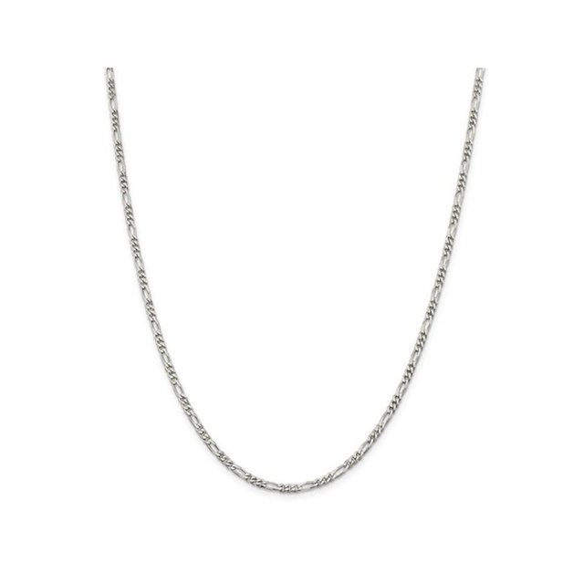 Figaro Collier Chaîne en Argent Sterling 18 Pouces (2.85mm)