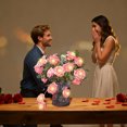 thumbnail image 5 of Cheapark LED Rose Flower String Lights 20 Warm White Lights Valentines Day Decoration USB Powered For Bedroom Party, 5 of 5
