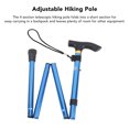 thumbnail image 3 of Walking Stick, Adjustable Hiking Pole Aluminum Alloy  for Adventuring, 3 of 7