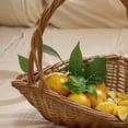 thumbnail image 2 of Pots de Fleurs - Rotin avec Poignée Jardin pour Rassembler des Légumes Portable Rassemblement de Fleurs Polyvalent Tissé pour Pique-Nique Rangement de Fruits Organisation Pâques, 2 of 4