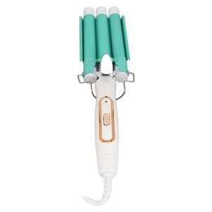 3 Barrel Curling Iron Hair Waver, Température réglable Ceramic Hair Curling Fer pour tous les types avec 360 Cordon de puissance rotatif Portable et pratique Wand Coiffure Curling Wands