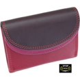 thumbnail image 2 of VISCONTI Rainbow Collection Small Leather Purse RFID and Tap and Go RB126 (Plum Multi), 2 of 5
