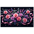 thumbnail image 1 of Floral Backdrop Banner Daisies Decoration for Wedding Party Supplies Event Background Photography Spring Summer Decor Celebration, 1 of 4