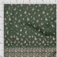 thumbnail image 1 of Soimoi Tissu Poly Georgette Insecte & Anémone Panneau Imprimé Tissu au Mètre 52 Pouces de Large, 1 of 5
