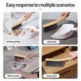 thumbnail image 4 of Hand Broom and Dustpan Set, EDHITNR Compact Mini Cleaning Tool, Plastic Desktop Keyboard Sofa Car Small Space Handheld Broom Dustpan, Yellow, 4 of 6