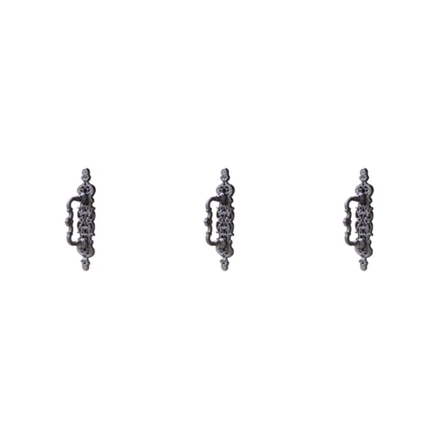 Transemion Poignée de Porte Décorative avec Forte Résistance à la Corrosion Unique Facile à Installer 007E 3Ensemble