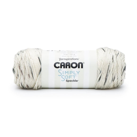 Caron® Simply Soft® Speckle™ Yarn, Acrylic #4 Medium, 5oz/141g, 235 Yards