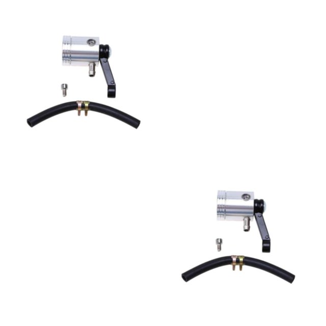 Maytalsory Durable Fluid Reservoir For Oil Fluid - Universal And Stylish Durable And Long-lasting Airbrush Set silver 2Set
