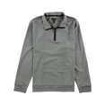 thumbnail image 1 of Tasso Elba Mens Piped 1/4 Zip Pullover Sweater cloudyhthr 2XL, 1 of 3